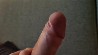I can’t stop playing with my Swedish uncut cock until I cum